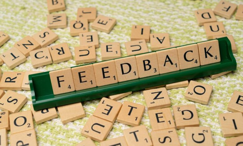 user feedback on product