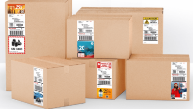 Color Shipping Labels