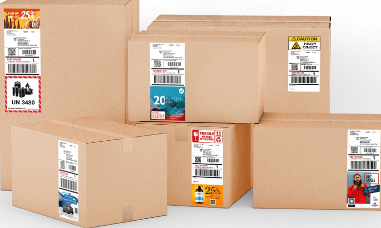 Color Shipping Labels